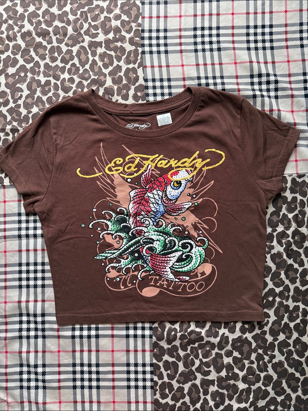 Ed Hardy Koi Fish Baby Tee